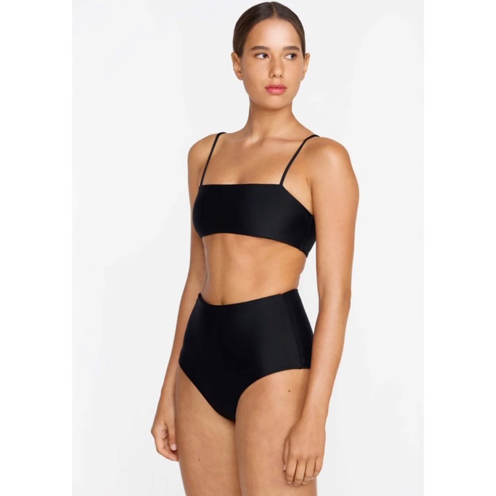 Mikoh high waisted bikini bottom safari animal print